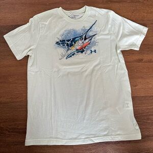 Under Armour Boys Large Light Green Graphic T-Shirt